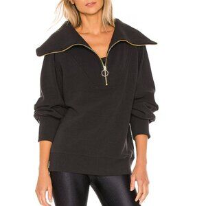 Varley Vine Half Zip Pullover Black Size Small